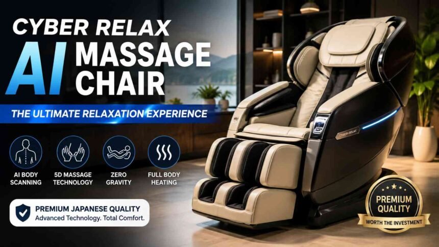 Cyber Relax AI massage chair